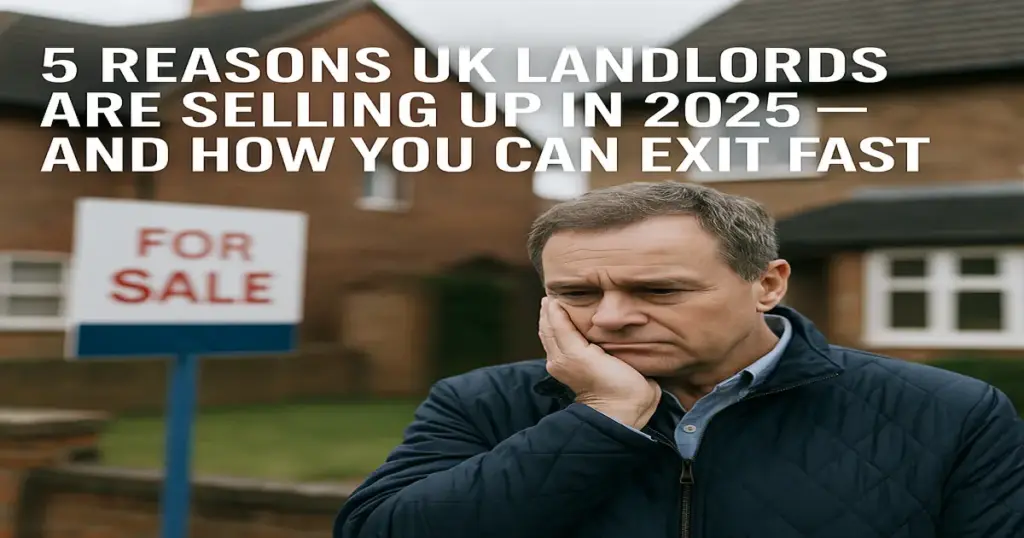 5 Reasons UK Landlords Are Selling Up in 2025 — And How You Can Exit Fast