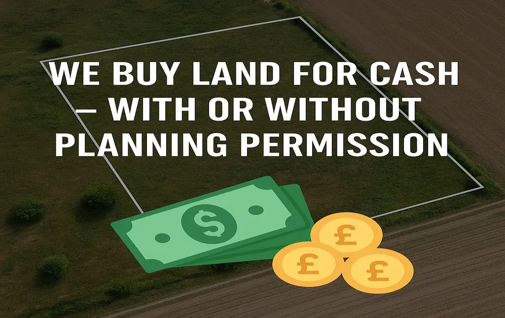 We Buy Land for Cash – With or Without Planning Permission