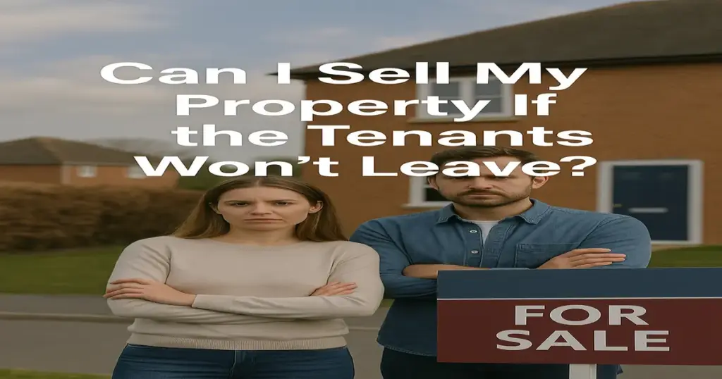 can i sell my property if tenants wont leave