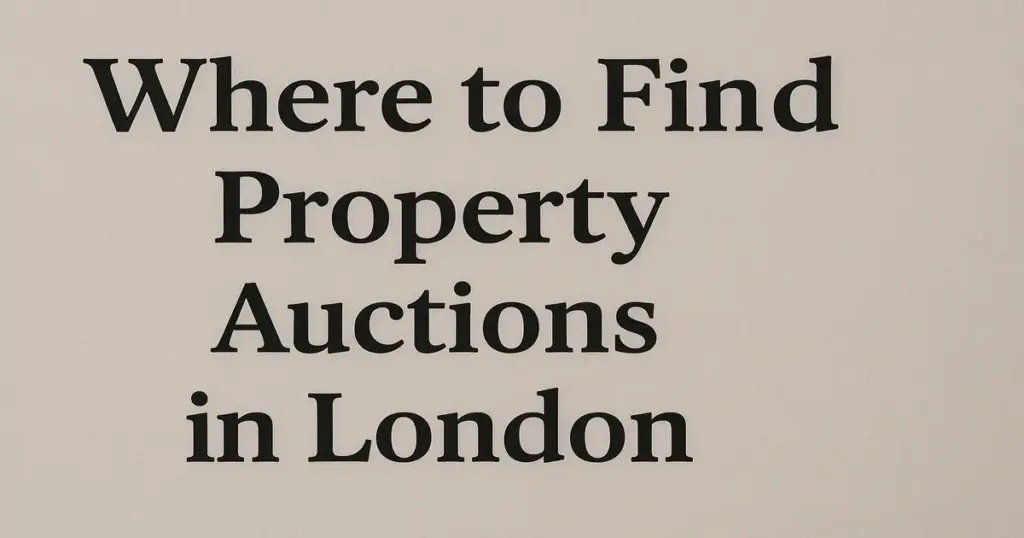 finding property auctions
