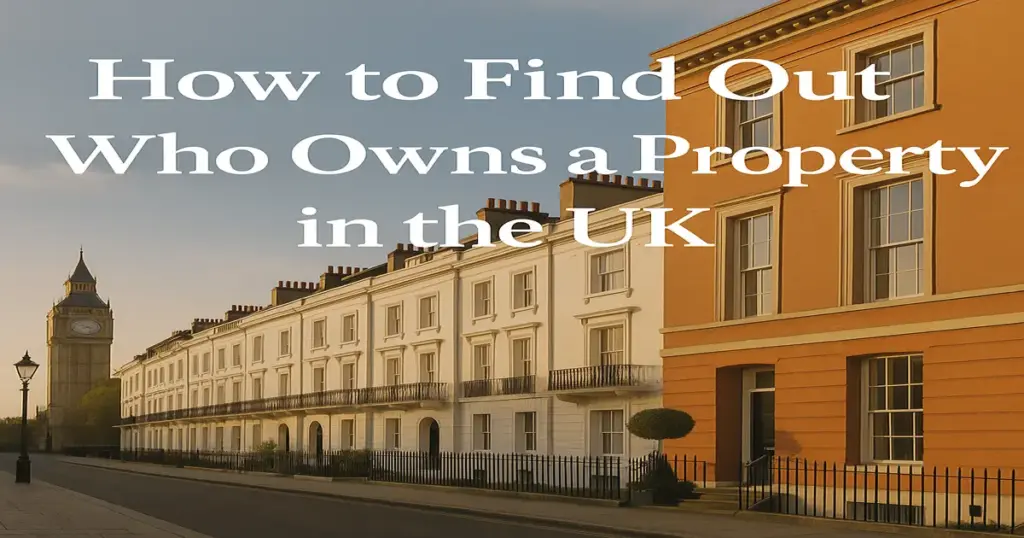 How to Find Out Who Owns a Property in the UK