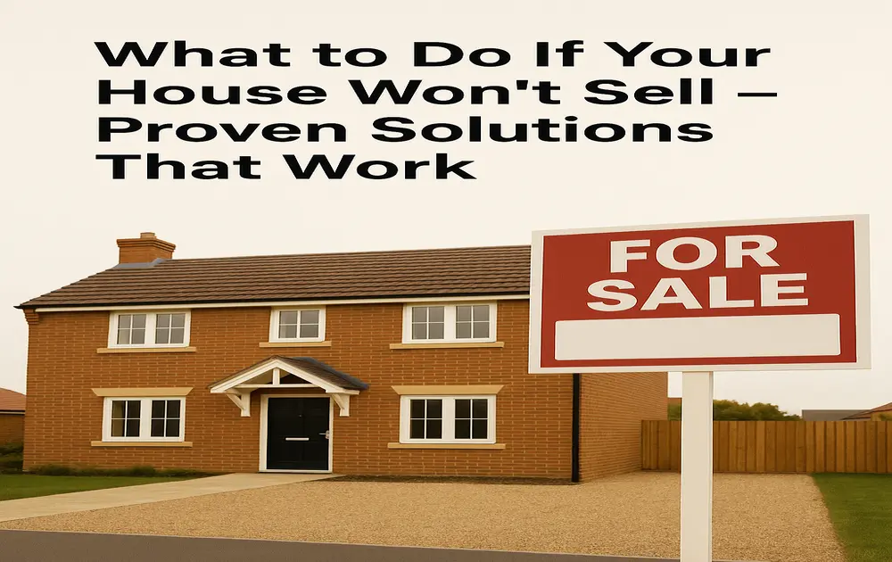 what can i do if my house won't sell